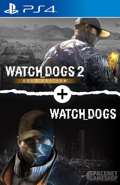 Watch Dogs 1 + Watch Dogs 2 - Gold Edition Bundle PS4
